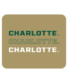 UNC Charlotte V2 Mousepad, Triple Wordmark V1