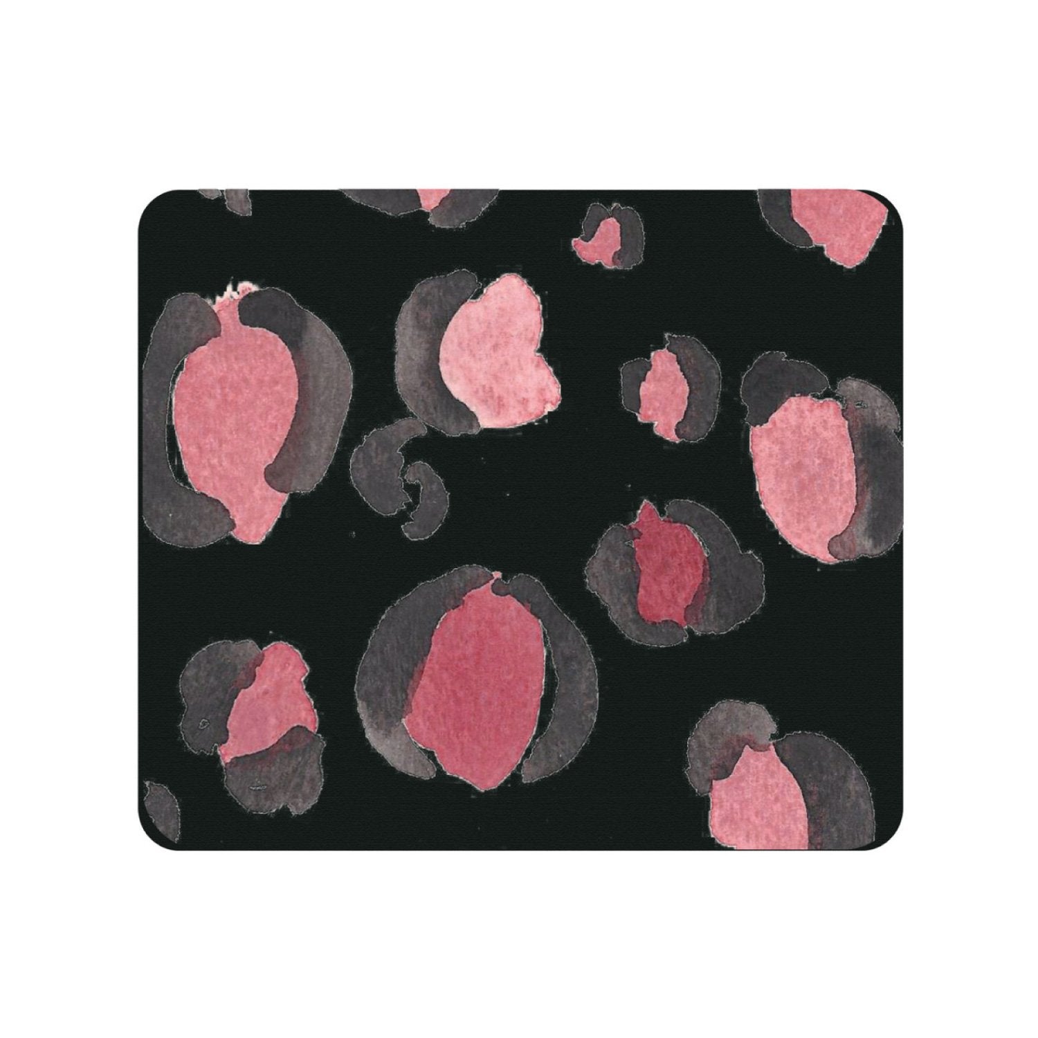 OTM Prints Black Mouse Pad, Spotted Berry