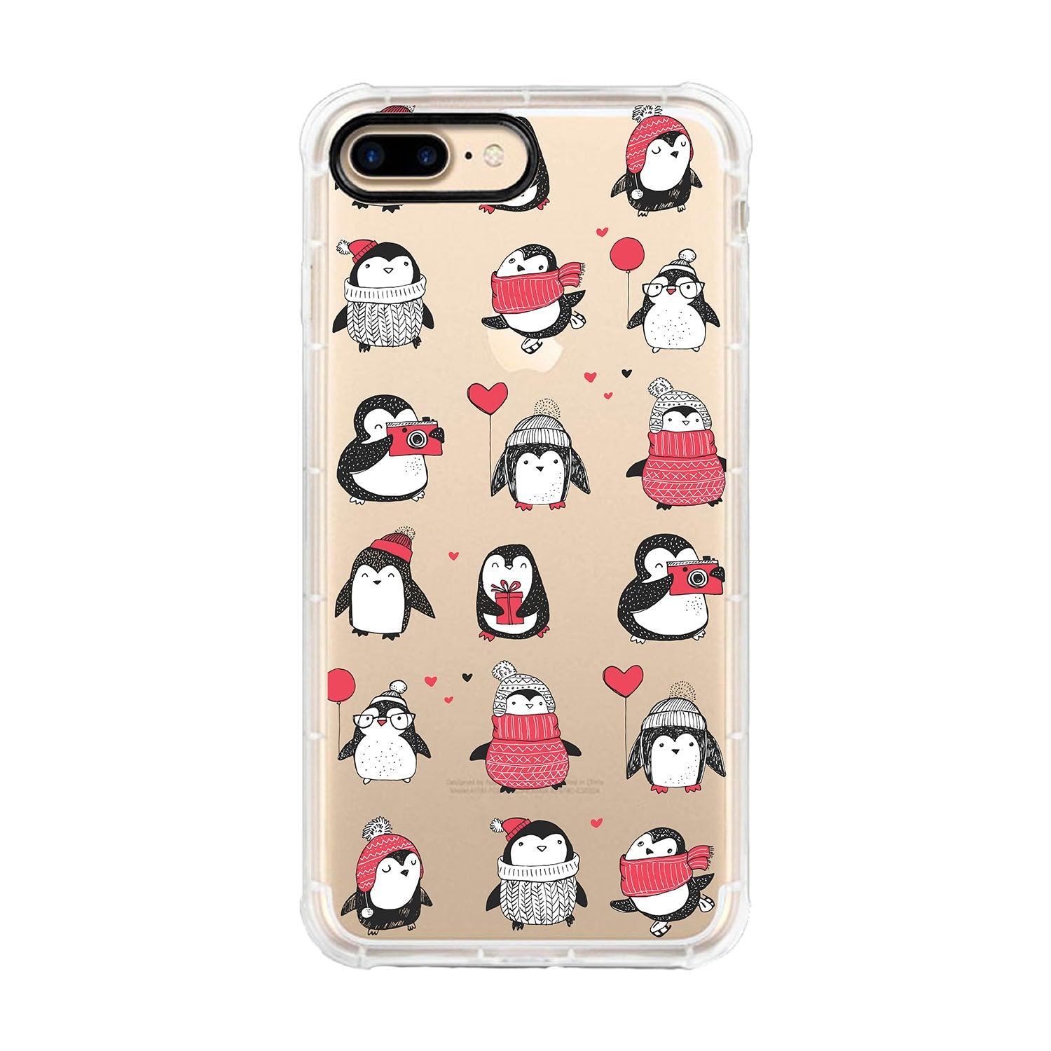 Phone Case, Playful Penguins