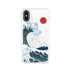 OTM Essentials iPhone Clear Tough Edge Phone Case, The Wave