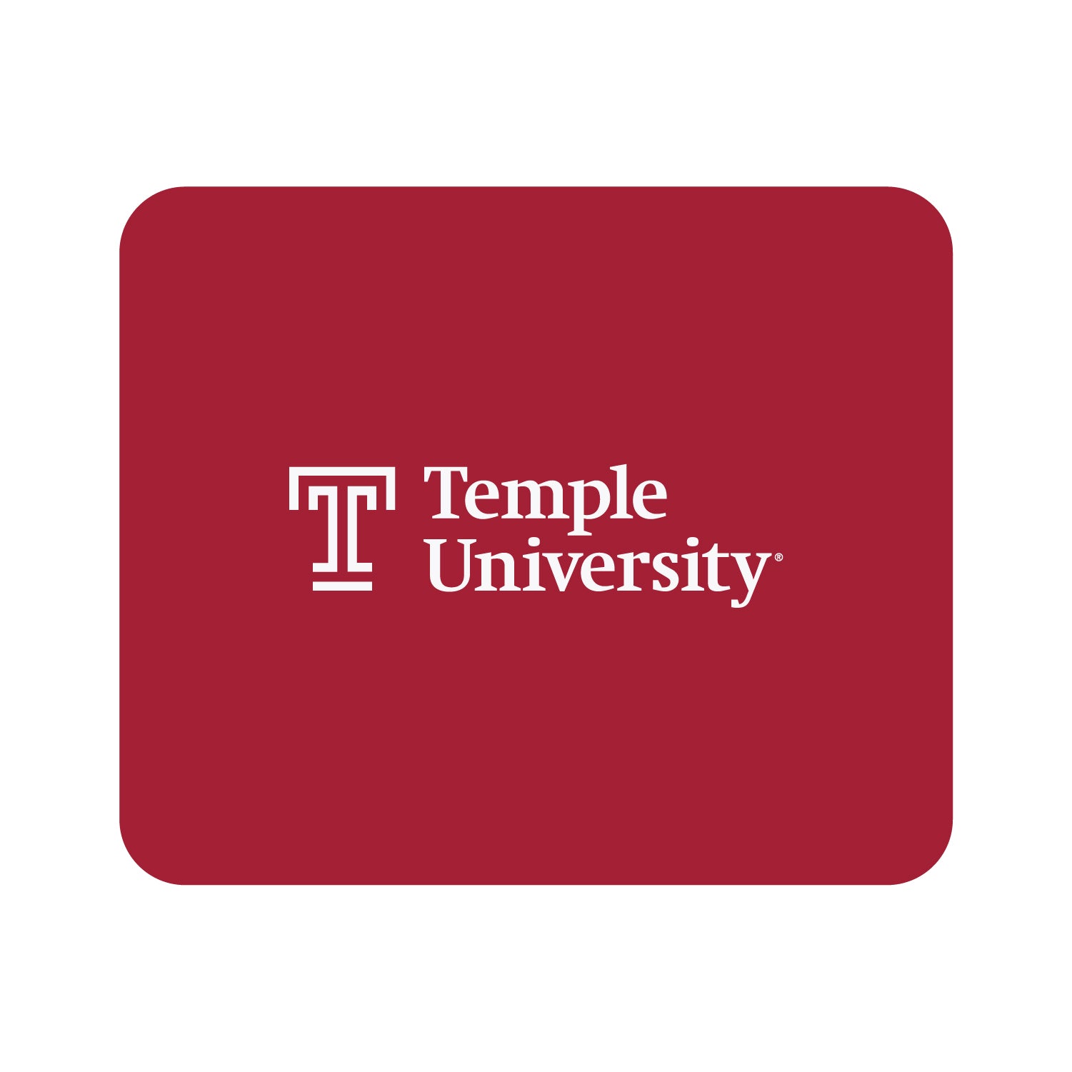 Mouse Pad, Fabric, Temple University
