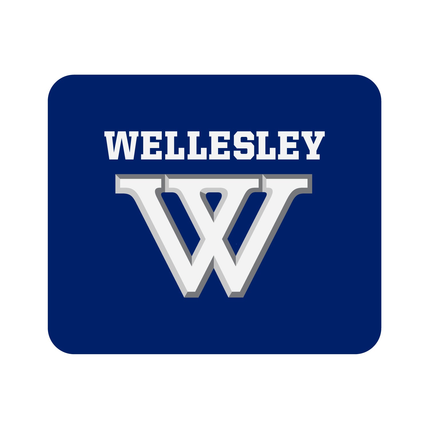 Mouse Pad, Fabric, Wellesley College