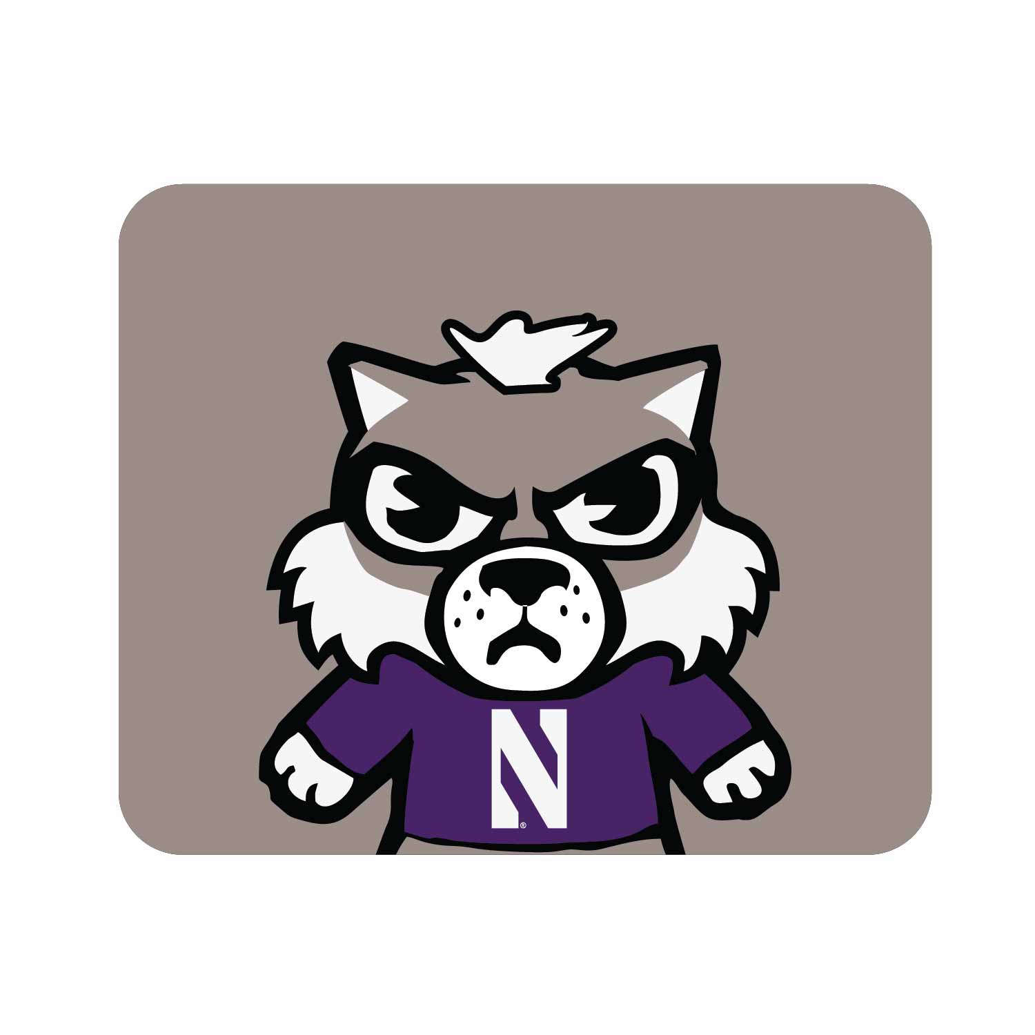 Mouse Pad, Fabric, Northwestern University