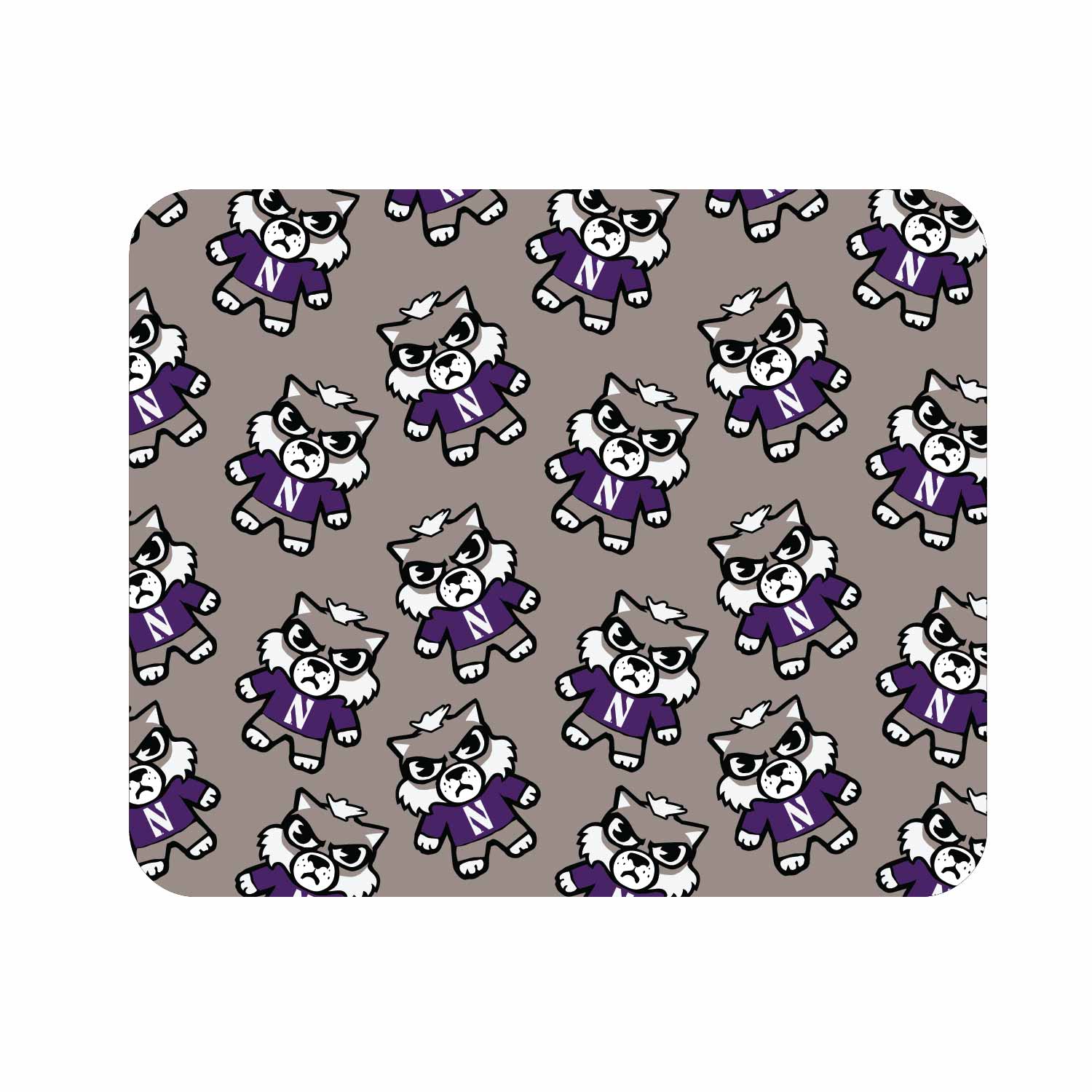 Mouse Pad, Fabric, Northwestern University