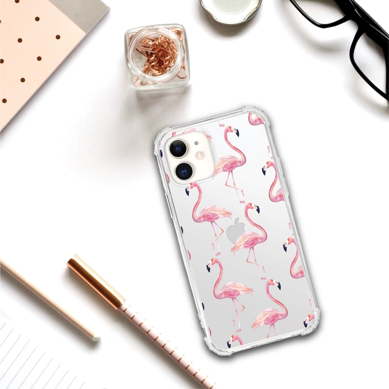 OTM Essentials | Flamingo All Over Phone Case