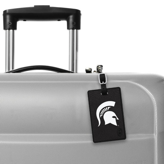 Michigan State University Faux Leather Luggage Tag