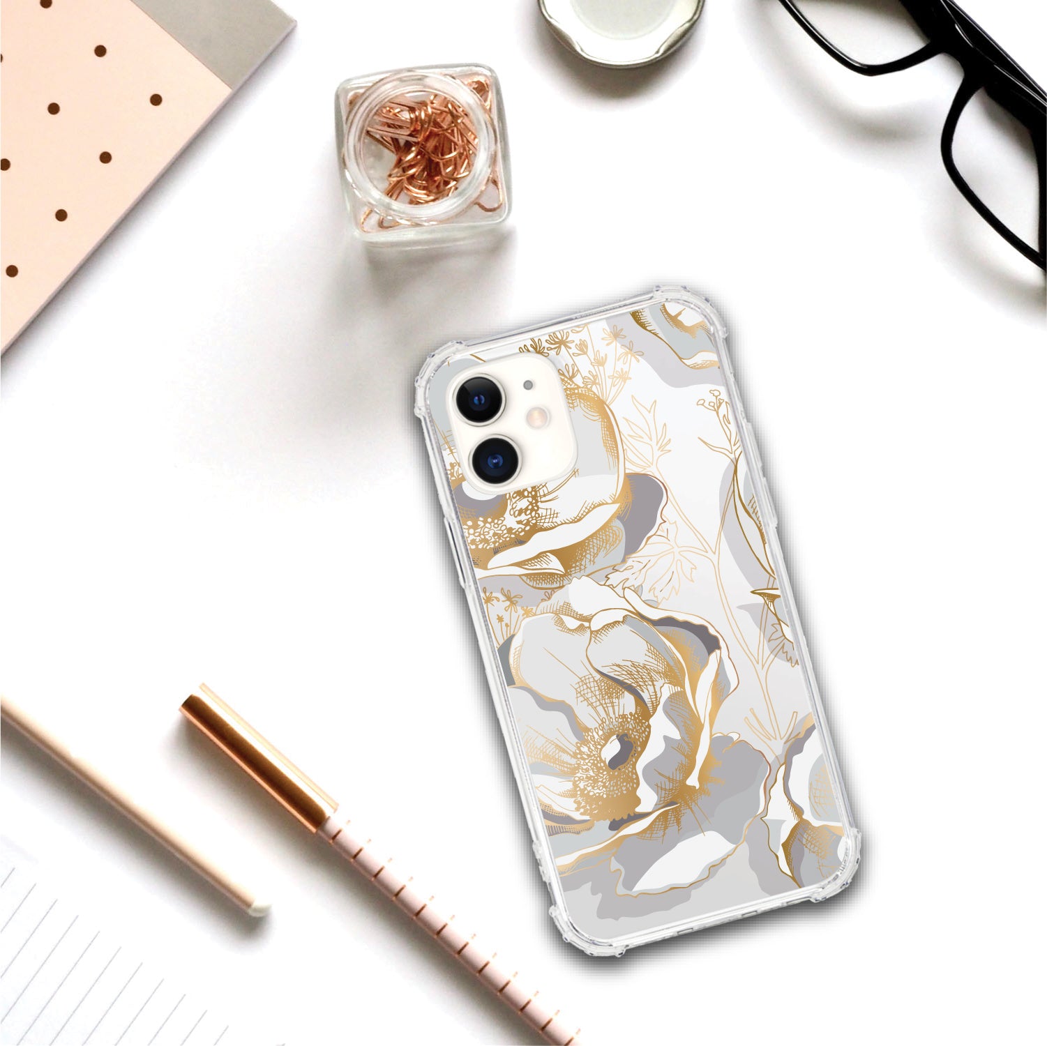 OTM Essentials | White Water Lilies Phone Case