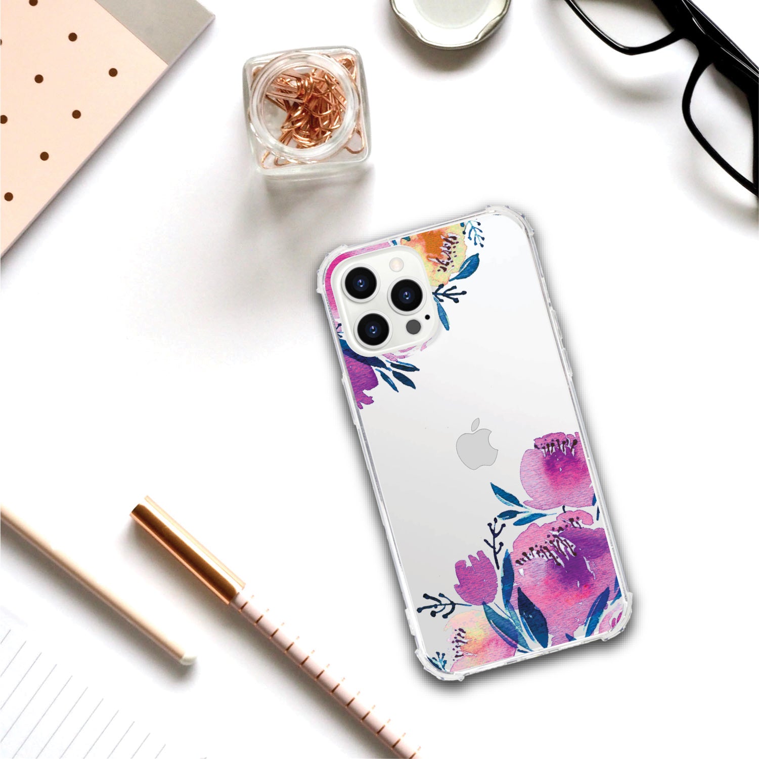 OTM Essentials | Peonies Corners Phone Case