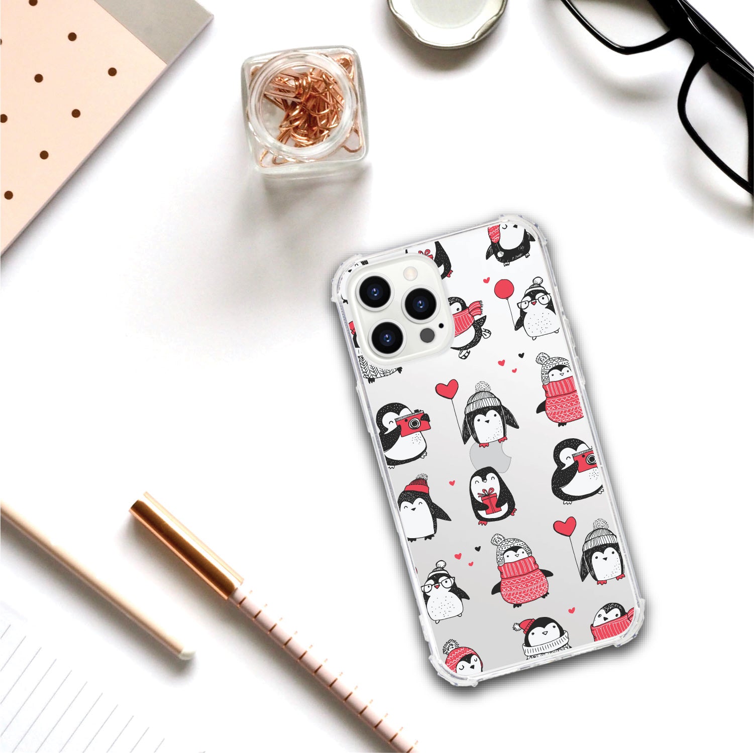 OTM Essentials | Playful Penguins Phone Case