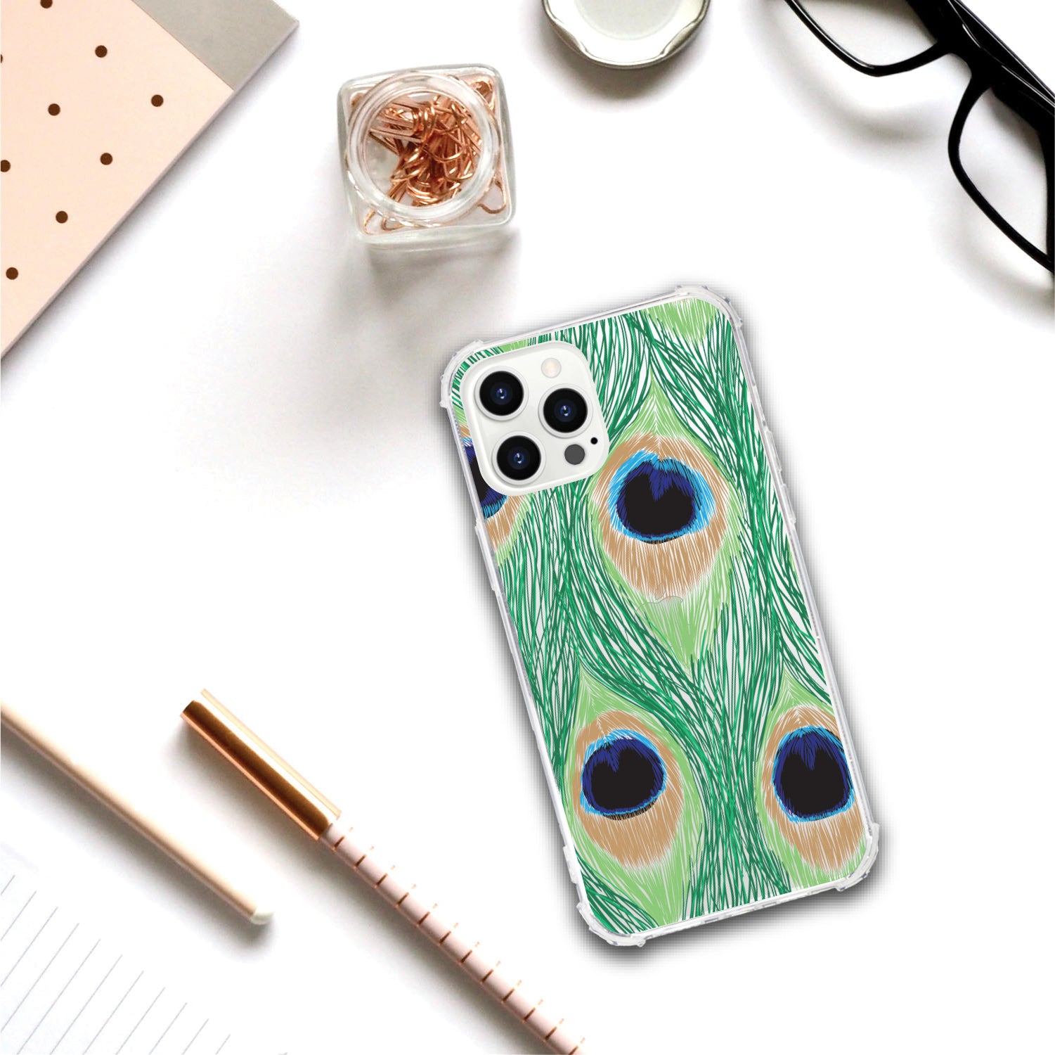 OTM Essentials | Feathers Peacock Phone Case