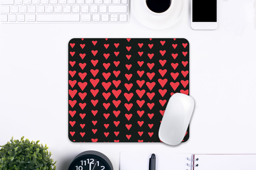 Mouse Pad Falling Hearts | OTM Essentials