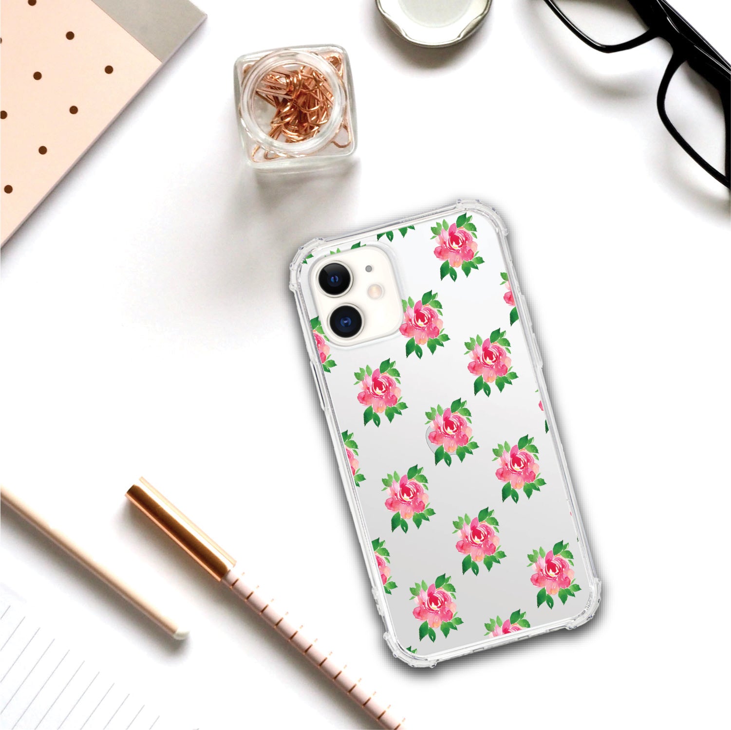 OTM Essentials | Floral Rose Phone Case