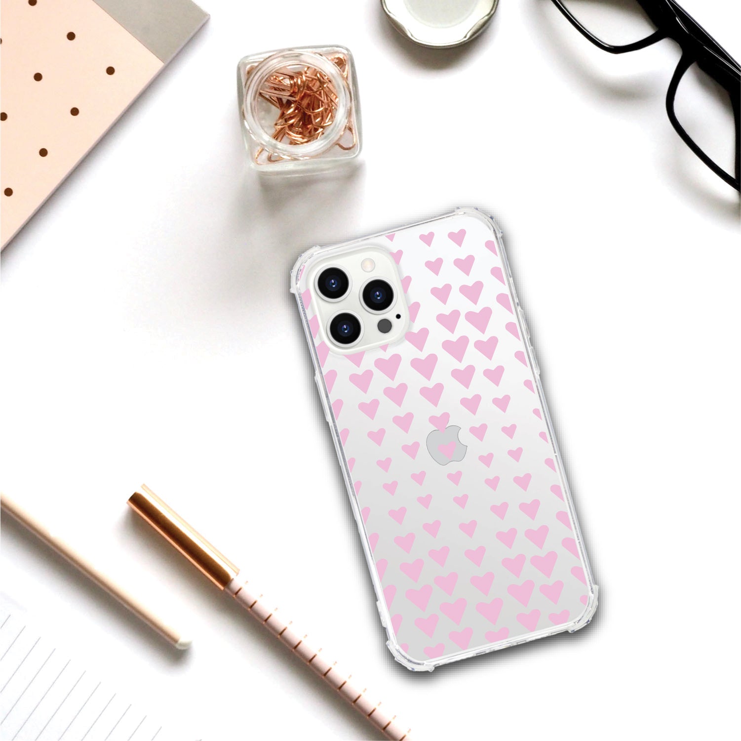 OTM Essentials | Falling Hearts Phone Case