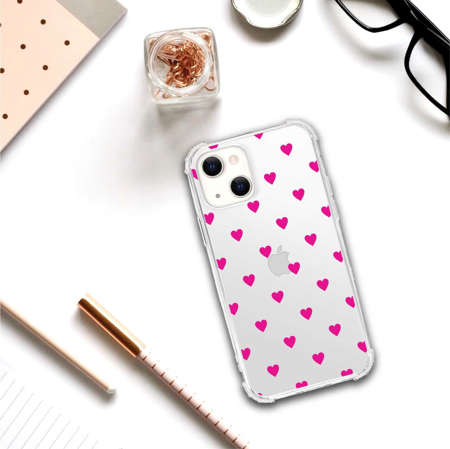 OTM Essentials | Dotty Hearts Phone Case