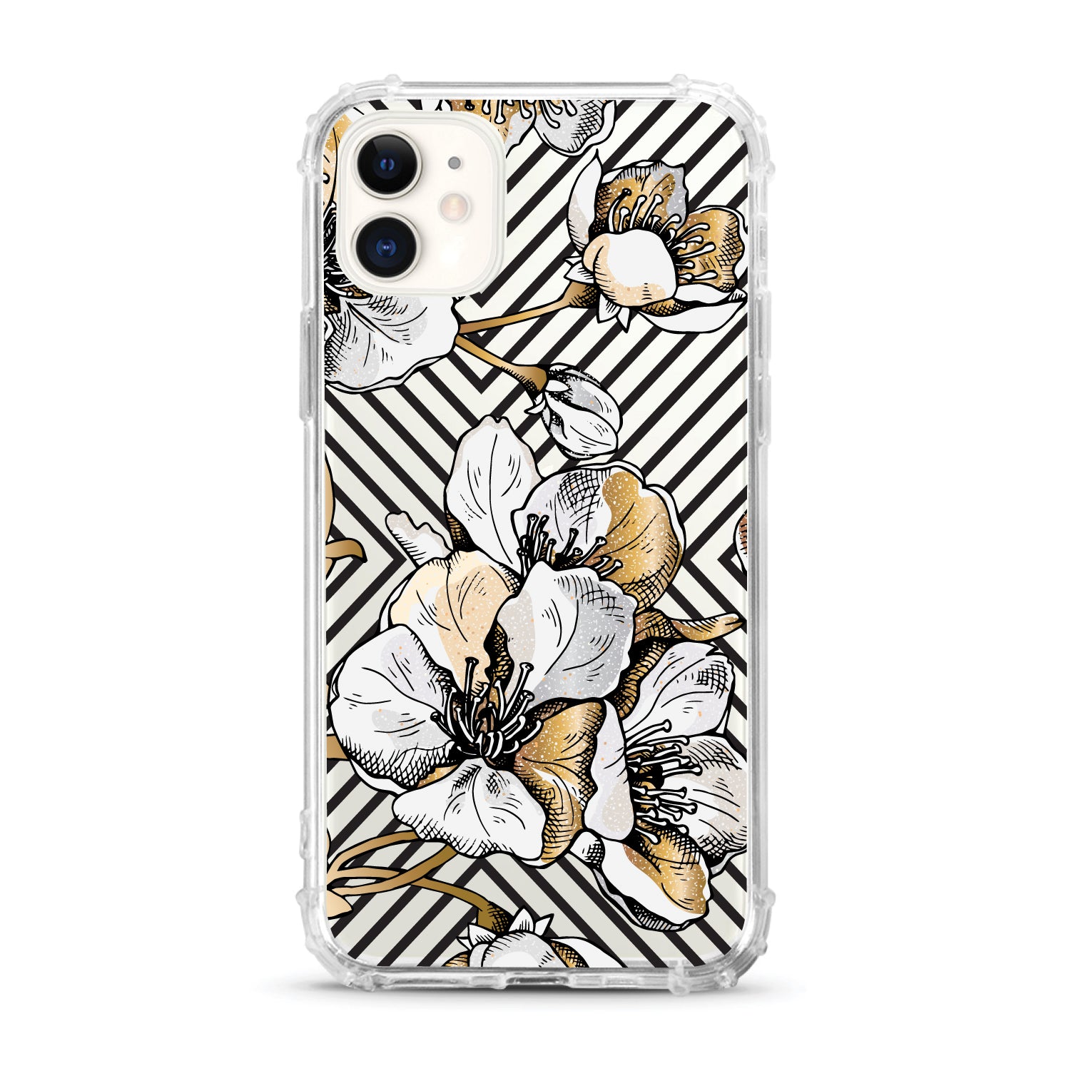 OTM Essentials | Cherry Blossoms Gold Phone Case