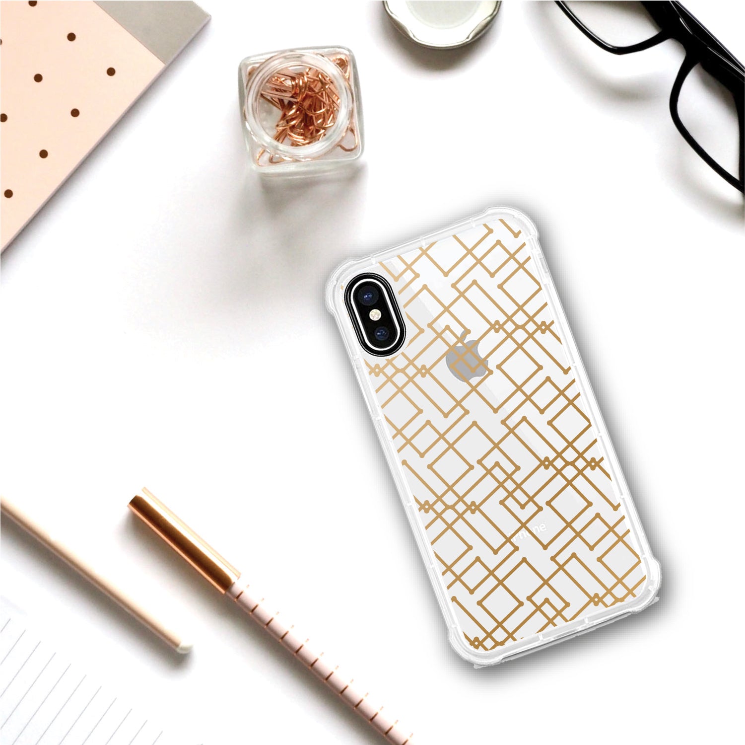 OTM Essentials | Cherry Blossoms Gold Phone Case