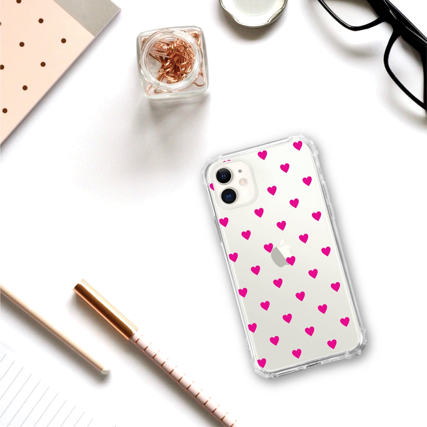 OTM Essentials | Dotty Hearts Phone Case