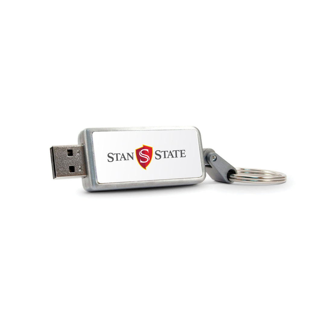 California State University - Stanislaus V2 Keychain USB Flash Drive, Classic V1 - 16GB
