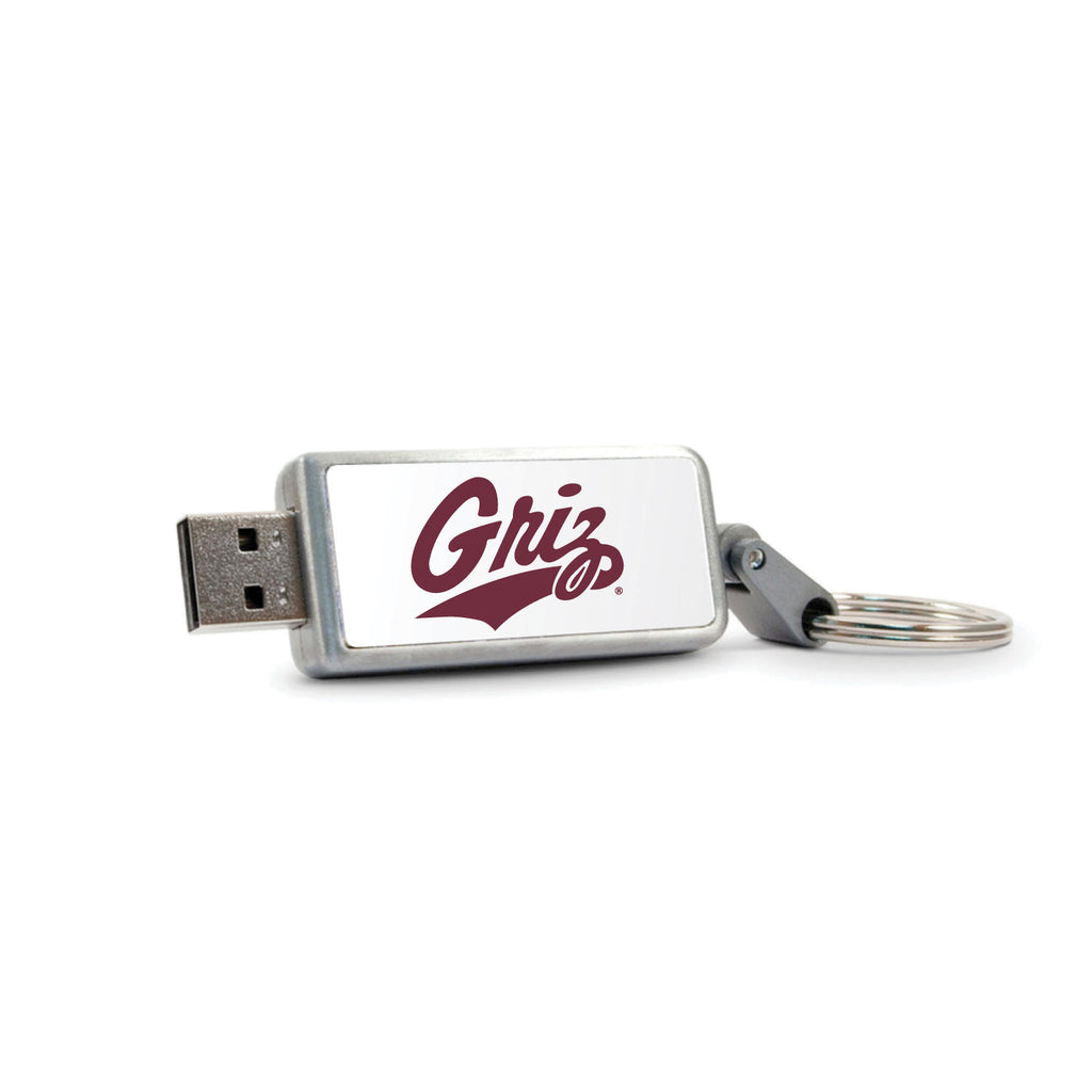 University of Montana Keychain USB 2.0 Flash Drive, Classic V2 - 32GB
