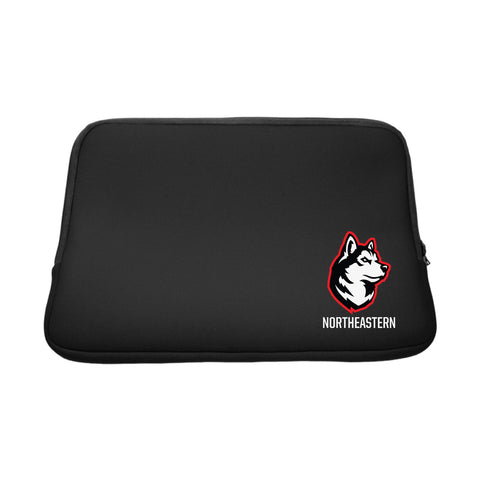Northeastern University Black Laptop Sleeve, Classic - 14