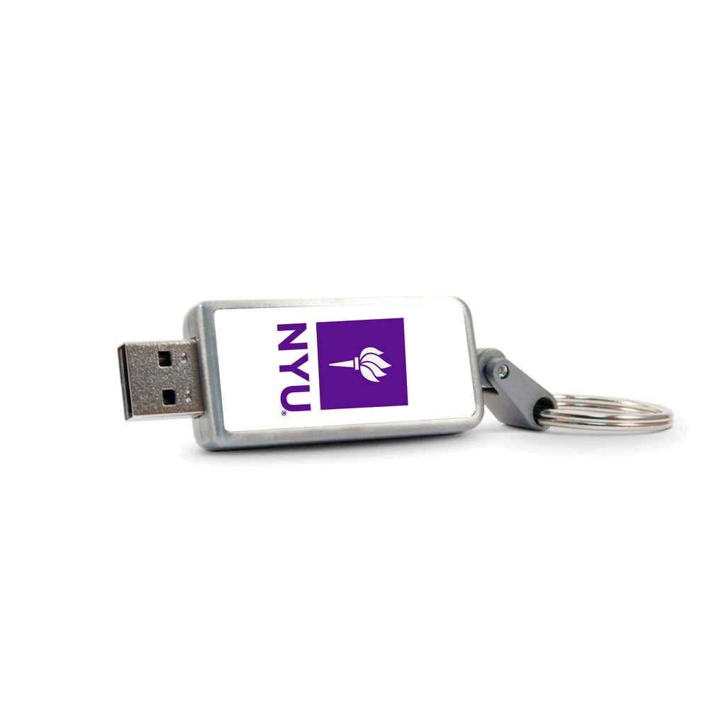 New York University V2 Keychain USB 2.0 Flash Drive, Classic V1 - 16GB