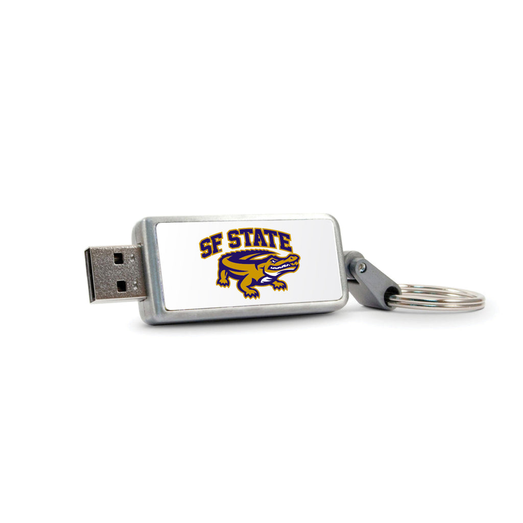 San Francisco State University V2 Keychain USB 2.0 Flash Drive, Classic V1 - 16GB