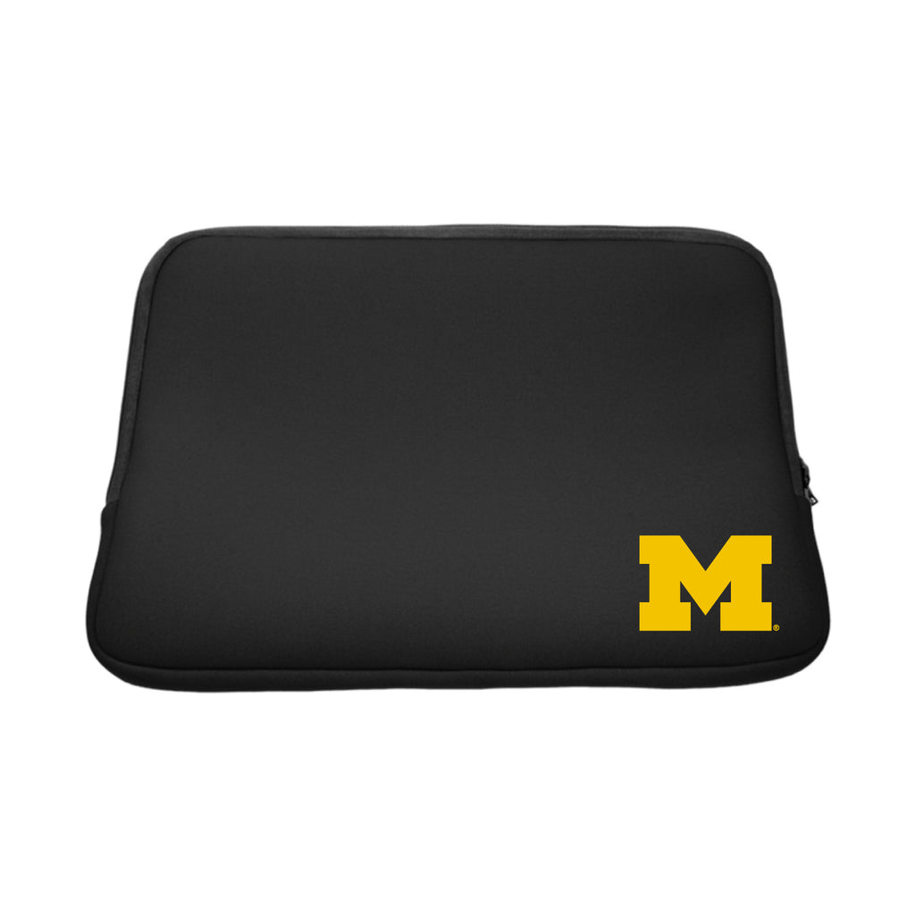 University of Michigan V2 Black Laptop Sleeve, Classic V1 - 16"