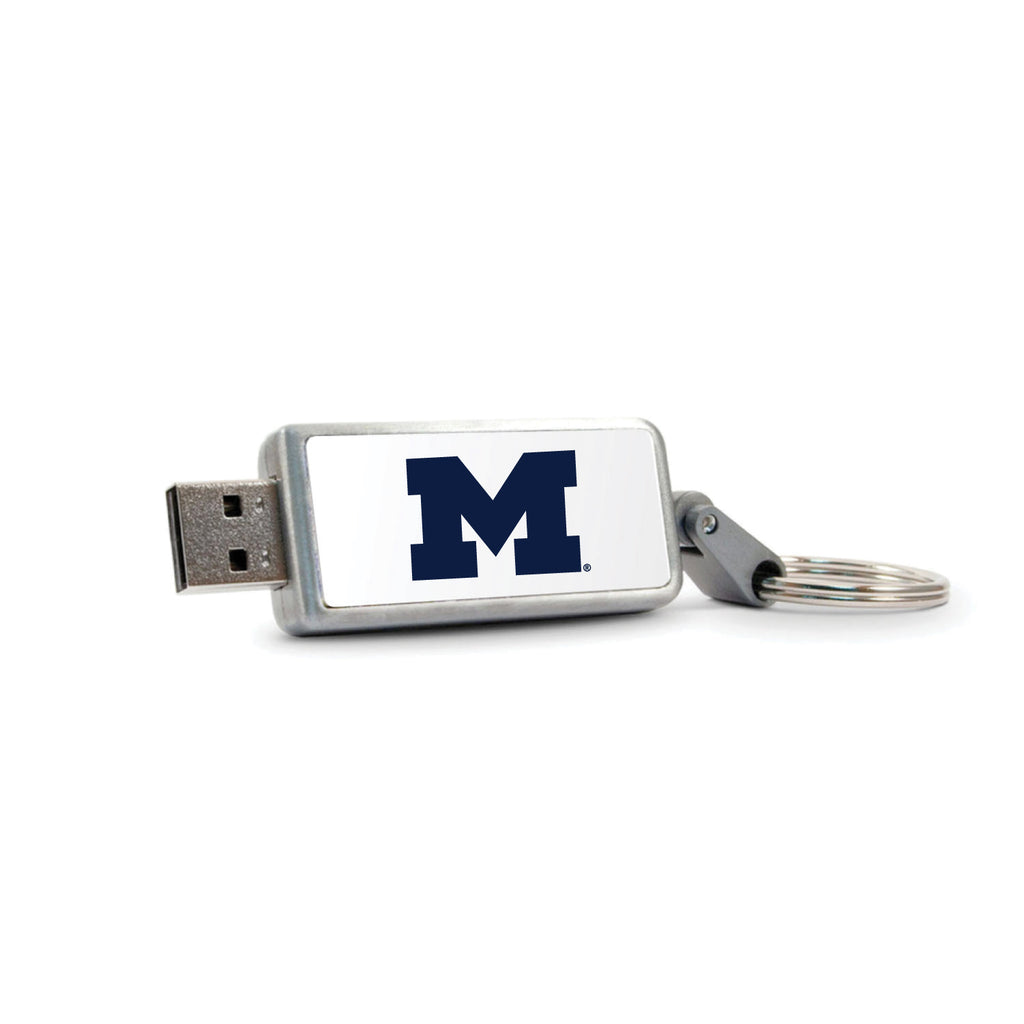 University of Michigan V2 Keychain USB 3.0 Flash Drive, Classic V1 - 64GB