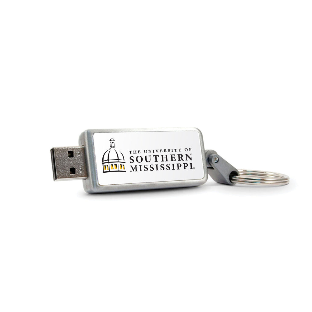 University of Southern Mississippi V2 Keychain USB Flash Drive, Classic V1 - 16GB