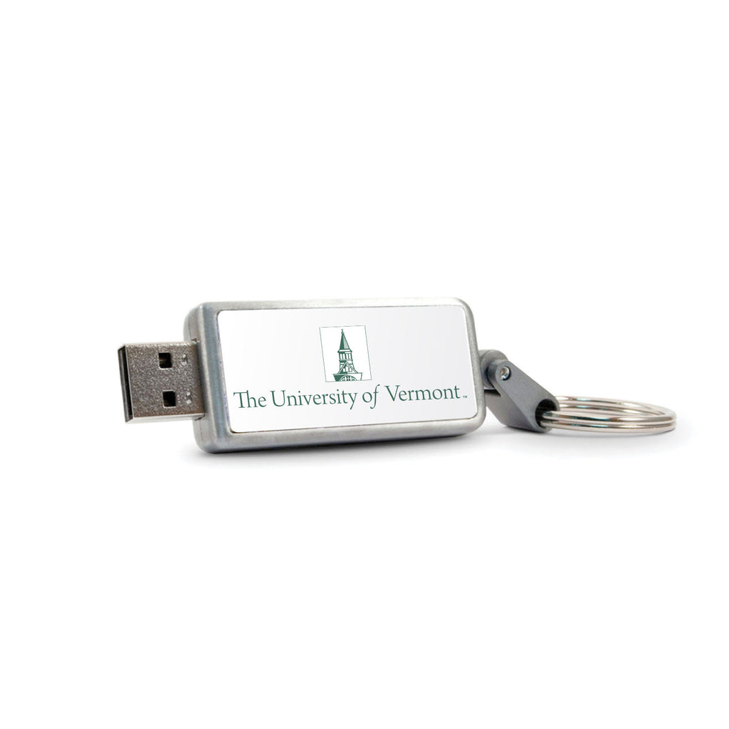 University of Vermont Keychain USB Flash Drive, Classic V1 - 16GB