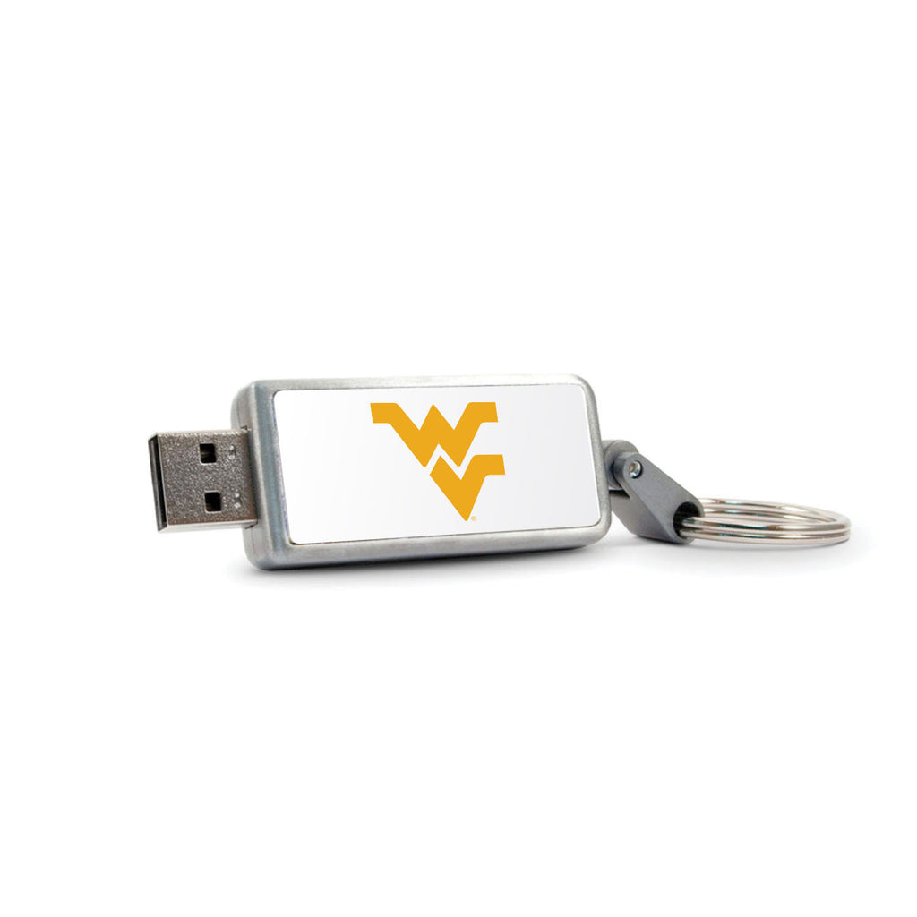 West Virginia University V2 Keychain USB 2.0 Flash Drive, Classic V1 - 128GB