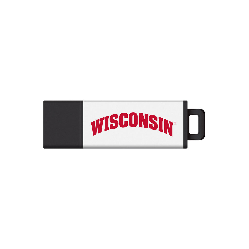 University of Wisconsin - Madison V2 USB 2.0 Pro2 (White), Classic - 16GB