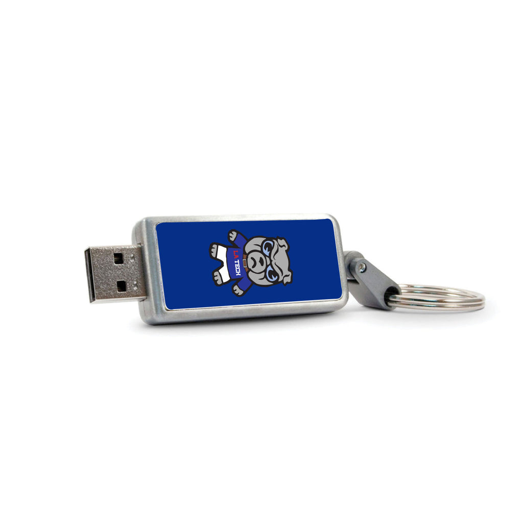 Louisiana Tech University (Tokyodachi) Keychain USB 2.0 Flash Drive, Classic V2 - 16GB