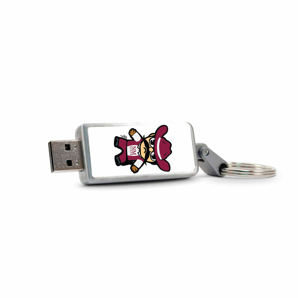 New Mexico State University (Tokyodachi) Keychain USB 2.0 Flash Drive, Classic V1 - 16GB