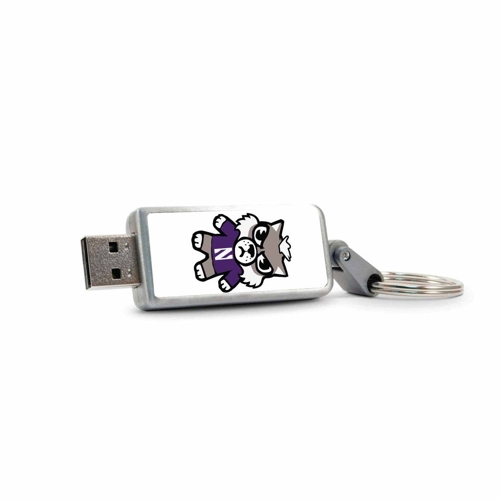 Northwestern University (Tokyodachi) Keychain USB 2.0 Flash Drive, Classic V1 - 16GB