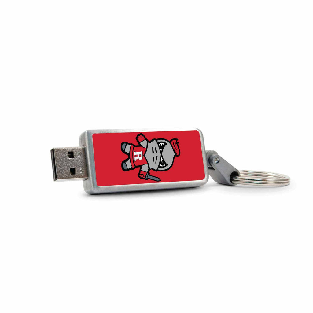Rutgers University (Tokyodachi) Keychain USB 2.0 Flash Drive, Classic V2 - 16GB