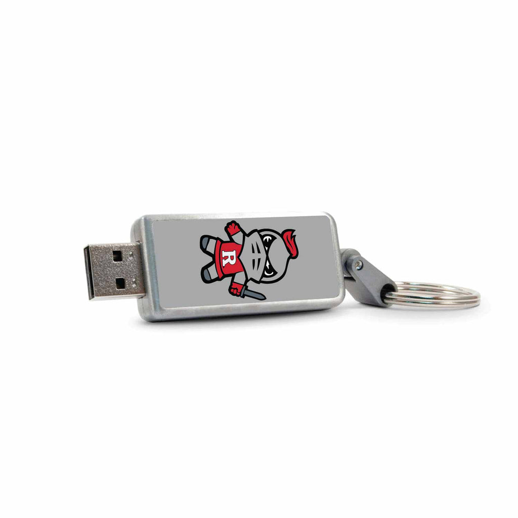 Rutgers University (Tokyodachi) Keychain USB 2.0 Flash Drive, Classic V3 - 16GB