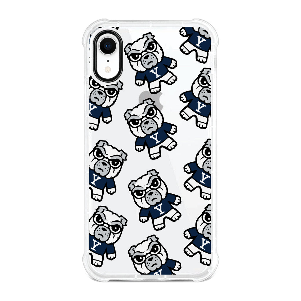 Yale University (Tokyodachi) Clear Tough Edge Phone Case, Mascot V2 - iPhone Xr