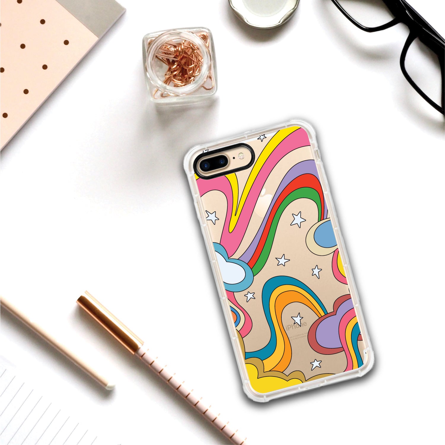 OTM Essentials | Rainbow Swirls Phone Case