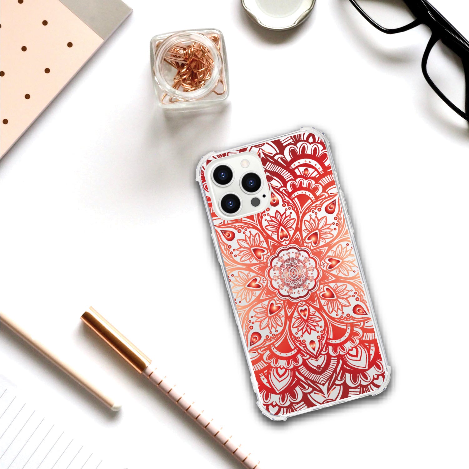 OTM Essentials | Mandala Heart Phone Case