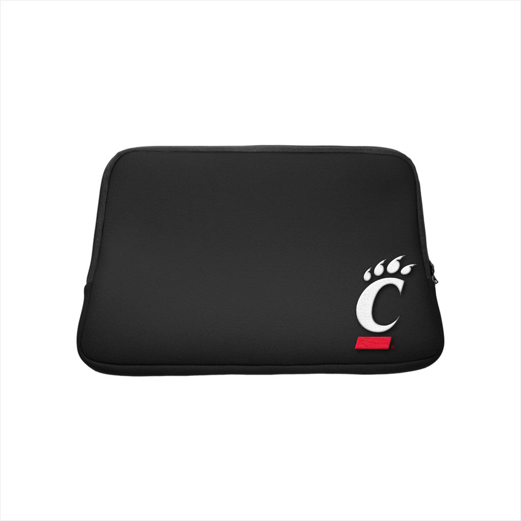 University of Cincinnati Black Laptop Sleeve, Classic - 15"