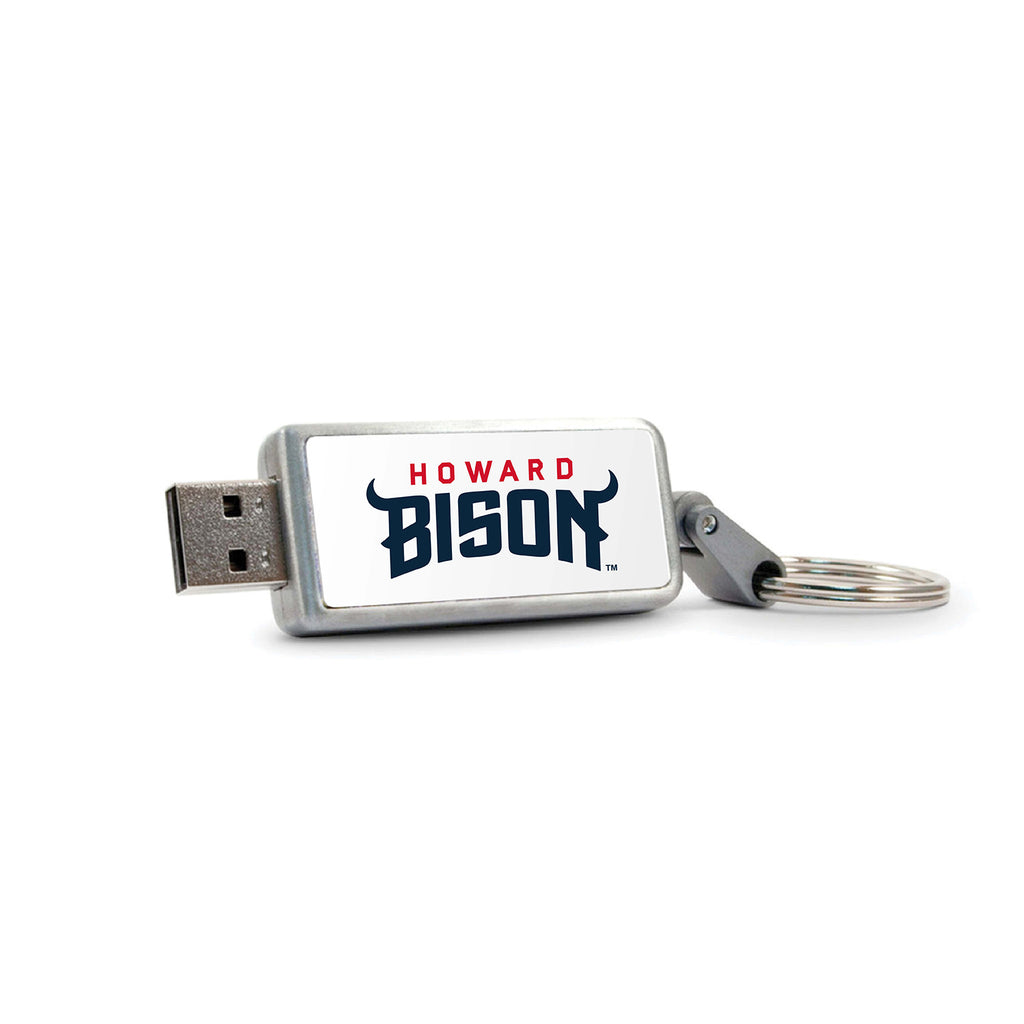 Howard University V2 Keychain USB Flash Drive, Classic V1 - 16GB