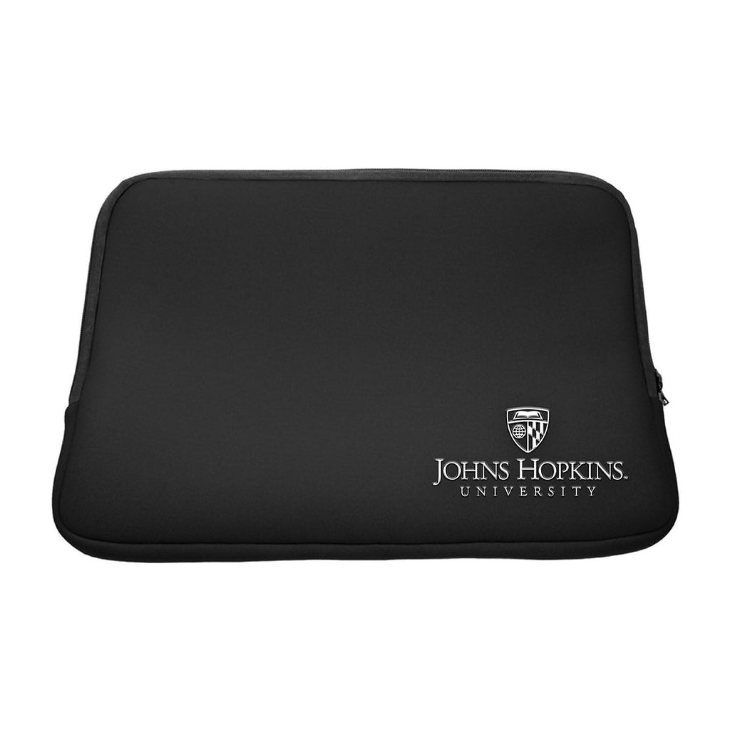 Johns Hopkins University Black Laptop Sleeve, Classic - 15"
