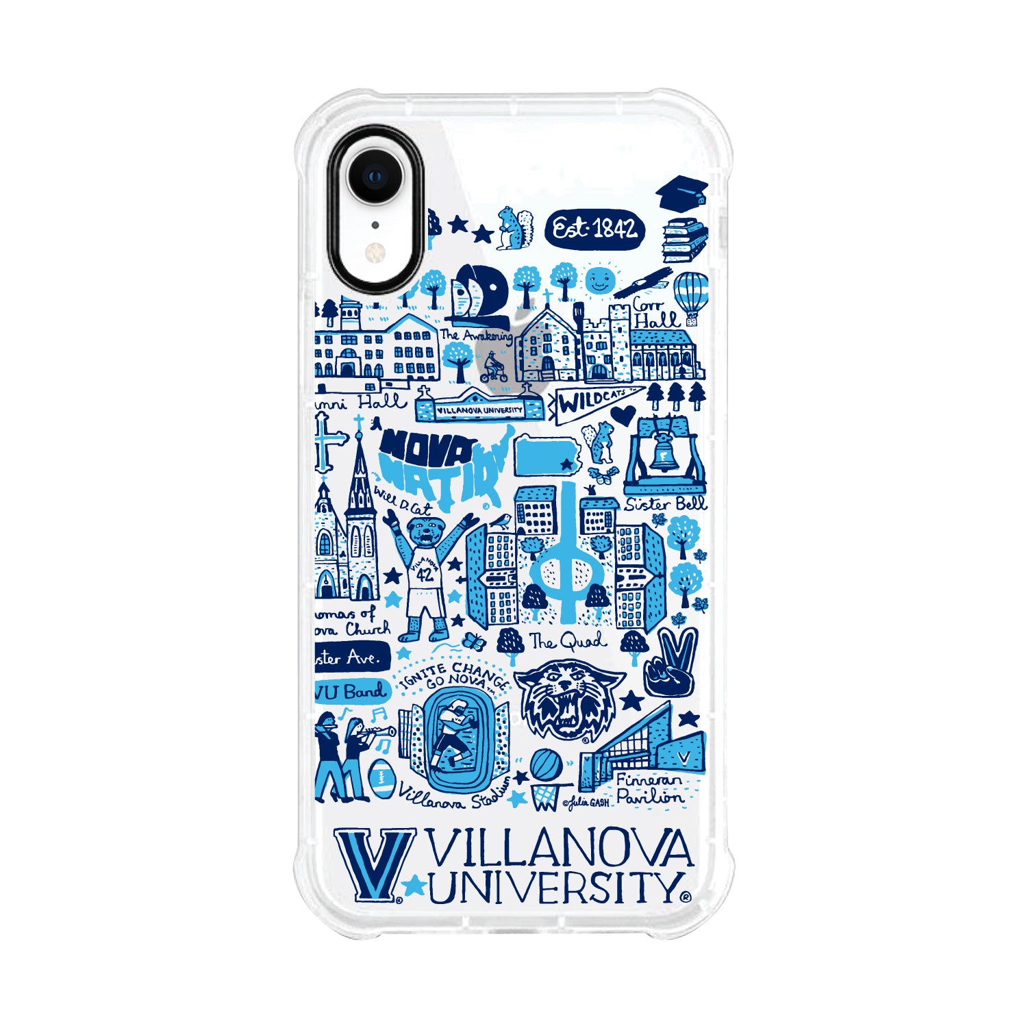 Villanova Tech Accessories, Villanova Wildcats Phone Case