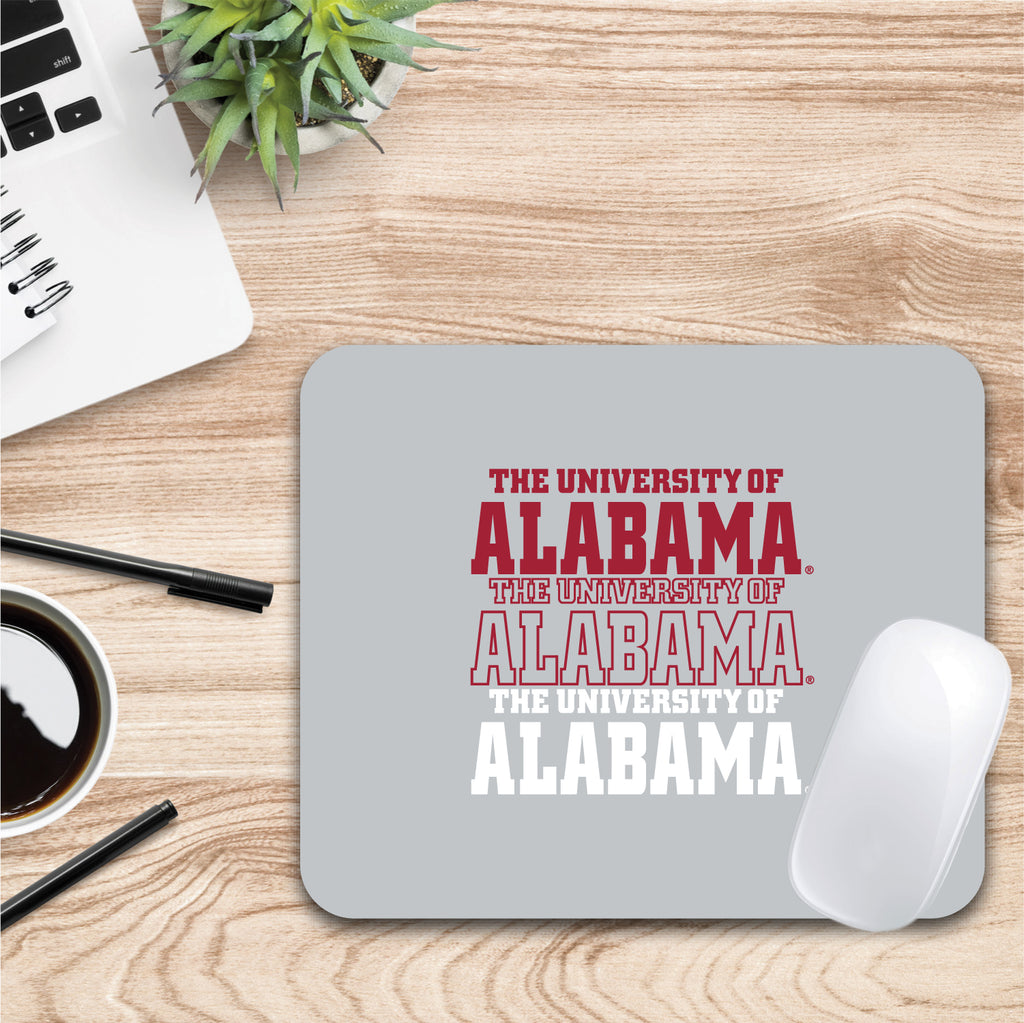 University of Alabama Triple Wordmark Mouse Pad (OC-ALA-MH39A)