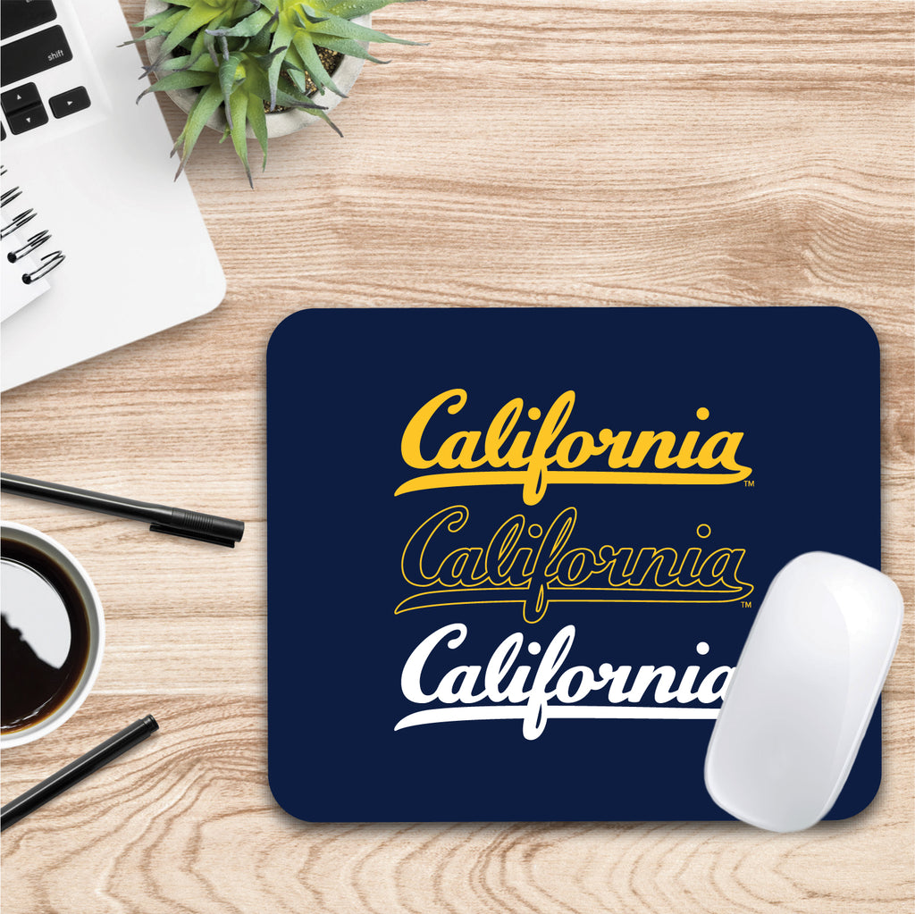 University of California - Berkeley Triple Wordmark Mouse Pad (OC-CAL-MH39A)