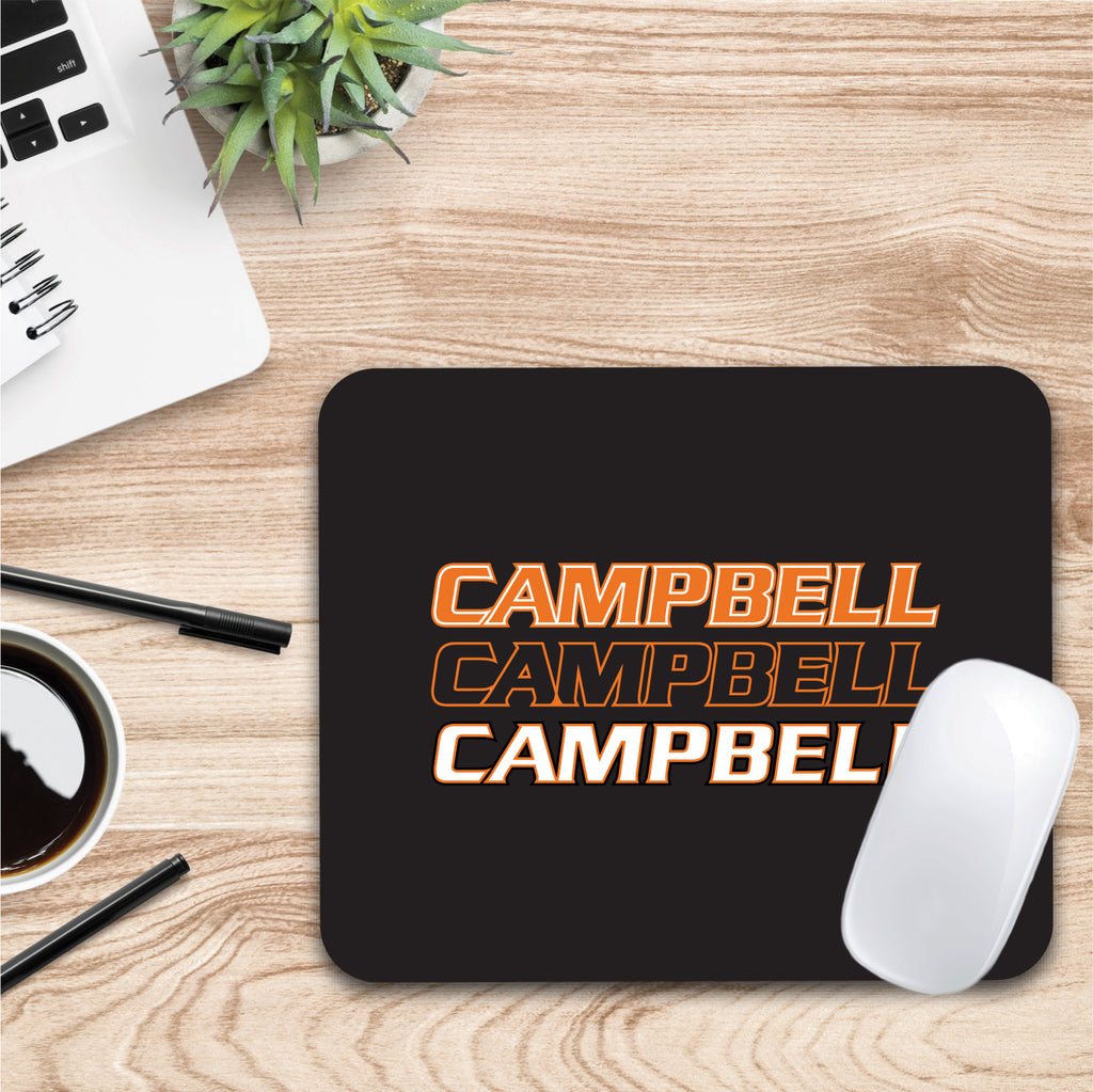 Campbell University Triple Wordmark Mouse Pad (OC-CAM-MH39A)