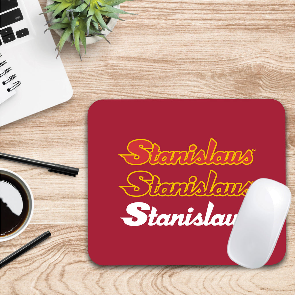 California State University - Stanislaus Triple Wordmark Mouse Pad (OC-CSS2-MH39A)