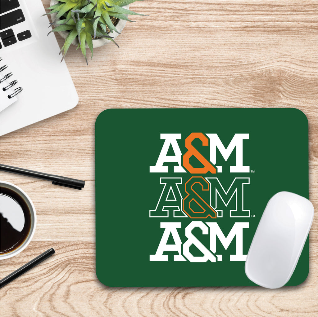 Florida A&M University Triple Wordmark Mouse Pad (OC-FAM2-MH39A)