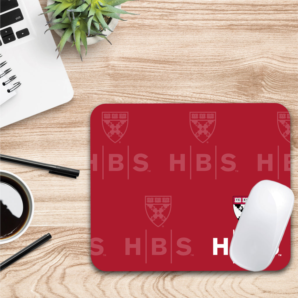 Harvard Business School Mascot Repeat Mouse Pad (OC-HBS-MH38A)